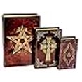 thumbnail image 3 of Bellaa 28175 Irish Celtic Knot Book Box Hidden Secret Storage Set of 3, 3 of 4