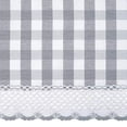 thumbnail image 3 of Achim Home Furnishings Buffalo Check Tier Pair - 58x24 - Grey, 3 of 3