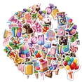 thumbnail image 6 of 35pcs Colorful Stickers Kids Sweets Stationery Stickers Ice Cream Cute Stickers for Luggage Laptop Phone, 6 of 9