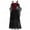 Red, variant on 2025 Clearance under $5 asdoklhq Womens Plus Size Clearance Dresses Under $15Womne Plus Size Cold Shoulder Butterfly Sleeve Lace Up Halloween Dress