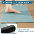 thumbnail image 5 of ChakmeOne Bathroom Rug Set 3 Piece, Non Slip Bath Mats,Super Absorbent Quick Dry Machine Washable,Complete Bath Mats for Shower Tub Floor & Toilet, 17"x24"+17"x32"+17.5"x24"U-Shape, 5 of 8