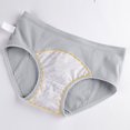 thumbnail image 7 of Period Panties for Women Clearance!Tbopshirt Womens Briefs,Mid Waist Menstrual Leak ProofPhysiological Pants Breathable Panties Briefs,Hipsters Period Underwear,Big Holiday Savings Deals, 7 of 7