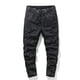 thumbnail image 1 of Pantalones largos de moda para hombre, casuales, de color sólido, cargo, con bolsillos y cremallera, cintura elástica, pantalones largos de algodón para hombre., 1 of 9
