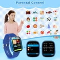 thumbnail image 5 of Eurhowing 1.83" Smart Watch for Kids Teens, Educational Touchscreen Smartwatch with Phone Calls Music Calculator, Kids Phone Watch Excellent Gift, Blue, 5 of 8