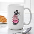 thumbnail image 6 of CafePress - Girly Schnauzer Large Mug - 15 oz Ceramic Large White Novelty Mug, 6 of 6