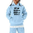 thumbnail image 1 of MEZZALL Chandail en Molleton Décontracté Football à Capuche Vintage Printemps Sports Rétro Enfants Garçons Filles Rugby Pull Classique Quotidien pour Tout-Petits, Bleu Clair, 5-6 Ans, 1 of 3