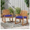 thumbnail image 3 of Outdoor Square Cover Polyester Seat Pad Protector for Patio Garden Furniture Weather- Design, 3 of 3