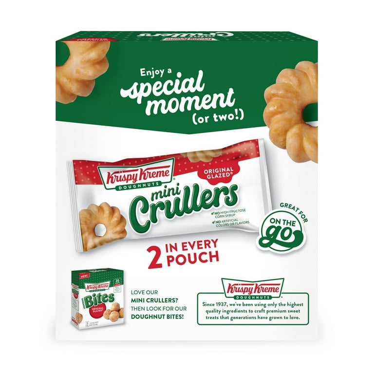 Krispy Kreme Mini Cruller Orig Glazed 2ct