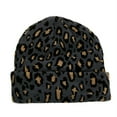 thumbnail image 1 of Chapeau Adulte Dôme Léopard Hommes Femmes Chaud Bonnet en Tricot Extensible pour l'Extérieur, 1 of 6