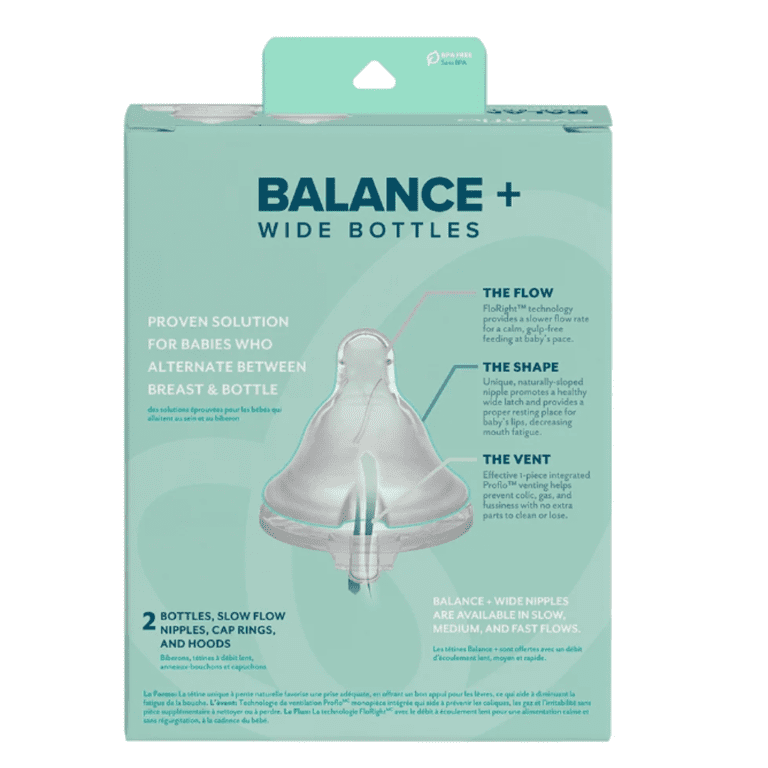 Evenflo Balance Wide Baby Bottles, 9 oz, 2-Pack Anti-Colic photo 4