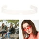 thumbnail image 5 of Gafas de sol sin montura en forma de V de moda, gafas ligeras, accesorios para correr Claro, 5 of 9