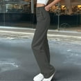 thumbnail image 4 of Cargo Sweatpants for Women Camo Cargo Pants for Women Plus Size Wide Leg Pants for Women Women's Plus Size Pants Women Pants Casual Work Hiking Cargo Pants Women Dark Gray L, 4 of 6