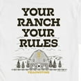 thumbnail image 3 of Yellowstone - Your Ranch Your Rules - Men's Short Sleeve Graphic T-Shirt, 3 of 6
