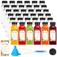 thumbnail image 1 of Botellas de jugo Moretoes, 128 unidades, 350 ml, plástico con tapas, reutilizables, 1 of 7