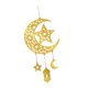 thumbnail image 1 of Decoración festiva para puerta con colgante de Ramadán con motivo islámico de luna y estrella en acrílico Estilo D, 1 of 9