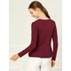 thumbnail image 5 of Cardigan Dobladillo Rizado RebeDe Punto Frente De CorbaPaMujeres borgoS, 5 of 6