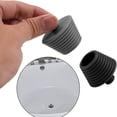 thumbnail image 4 of Tapón de baño de 4 piezas, tapón de fregadero de silicona, tapón de drenaje de baño, tapón de bañera universal, tapón de bañera en espiral, para bañera, cocina, fregadero, 4 of 5
