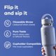 thumbnail image 3 of Botella de agua Hydro Flask Wide Flex Straw 950 ml Surf, 3 of 6