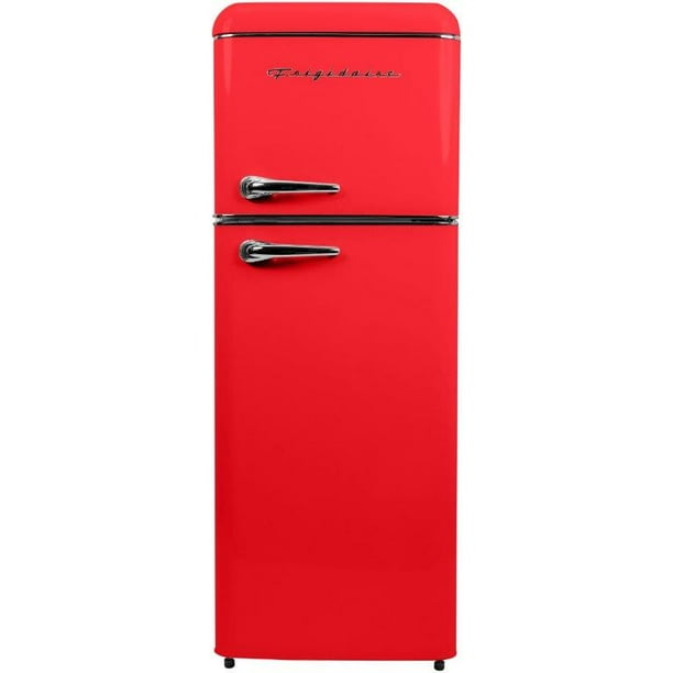 Frigidaire 7.5 Cu. Ft. Top Freezer Refrigerator in RED, Rounded