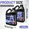 thumbnail image 2 of 2 Gallon Epoxy Resin Art Resin for DIY Use with Additives Like Glitter, Mica Powder, and Liquid Pigment,Crystal Clear,High-Performance, 2 of 10