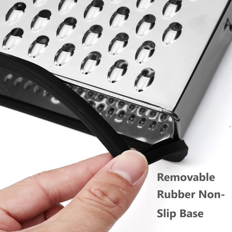 Behome 4-Sided Stainless Steel Box Grater with Container photo 5