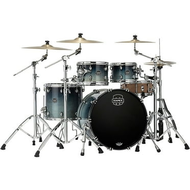 Mapex Saturn Rock 4-Piece Shell Pack With 22" Bass Drum Teal Blue Fade