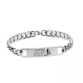 thumbnail image 1 of Pulsera de cadena de eslabones,Pulsera de cadena de eslabones para hombres Regalos de joyería para padre,Pulsera de cadena de eslabones pulsera del día ,Pulsera de acero inoxidable, 1 of 8