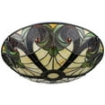 thumbnail image 7 of RADIANCE Goods Victorian-Style 3-Light Antique Dark Bronze Finish Ceiling Flush-Mount 16" Wide, 7 of 7