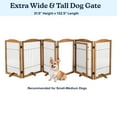 thumbnail image 6 of PETMAKER Extra Wide Freestanding Foldable Dog Gate, 6 of 6