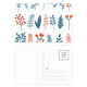 thumbnail image 1 of Planta de Navidad Unbranded 20pcs tarjeta postal gracias, 1 of 3