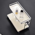 thumbnail image 2 of White Iron Compact Storage Rack: Space-Saving Organizer for Kitchen, Bathroom, Bedroom & Office – Ideal for Cups, Cosmetics, Toiletries, Makeup, and Small Items – Durable Desktop Shelving Solution, 2 of 5