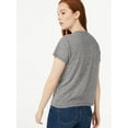 thumbnail image 6 of Free Assembly Women's Ringer Tee with Short Sleeves, Sizes XS-XXXL, 6 of 6