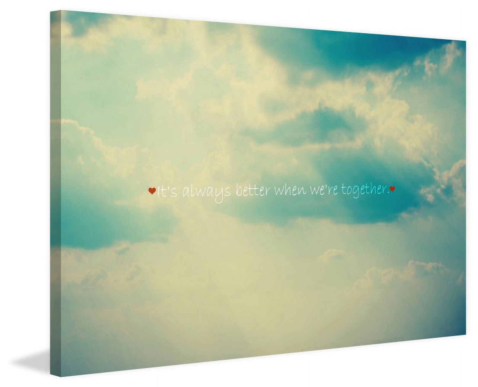 "When We're Together" Painting Print on Canvas