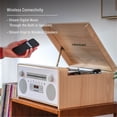 thumbnail image 4 of Crosley Carter 7-In-1 Record Player with Speakers and Wireless Bluetooth- Audio Turntables, 4 of 14