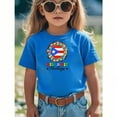 thumbnail image 4 of Hispanic Heitage Month Puerto Rican Flag Iron-On Graphic Tees With 100% Cotton Fabric,Suitable for Boys And Girls,Size From 3T-13Y,Ideal Gift for Kids, 4 of 4