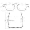 thumbnail image 1 of Smart o Glasses with BT, Polarized/Anti-Blue Light Smart Glasses Built-in Mic & Speakers for Clear Songs & Calls, 1 of 5