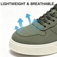 thumbnail image 3 of CHICVOMEY Casual Sneakers for Men Slip On Backless Tennis Shoes Rubber Non Slip Round Toe Lightweight Comfortable Work Daily, 3 of 7