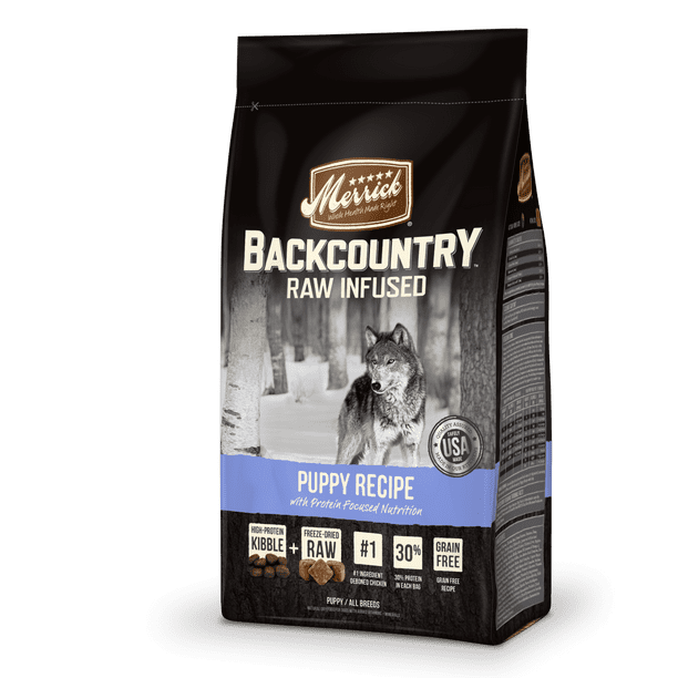 Merrick Backcountry Grain-Free Raw Infused Puppy Recipe Dry Dog