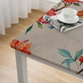 thumbnail image 4 of HAOXIT for Rectangle Tables, Vibrant Table Cloth with &amp; , Stain Resistant Table Cover for Summer Dinner Decor 36*36, 4 of 7