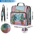 thumbnail image 2 of FORMRS Zipper Binder with Shoulder Strap 2-inch Ring 500 Sheet Capacity File Bag, Sea Boat, 2 of 5