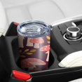 thumbnail image 5 of Mushroom 20 oz Double Insulated Coffee Tumbler with Leak Proof Lid Water Bottle for Coffee Beverages Tea, 5 of 7