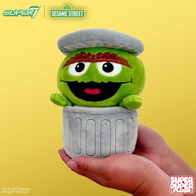 Super7, Sesame Street Super Duper Plush Wave 03, Oscar the Grouch
