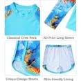 thumbnail image 6 of Weebloom Toddler Swimsuit Girl Rash Guard 2 Piece Upf 50+ Summer Bathing Suit Girls Swimwear For Beach Pool 7-8 Years, 6 of 6