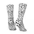thumbnail image 4 of Dalmatian Dog Socks Black Spotted Design Retro Stockings Women Comfortable Outdoor Socks A, 4 of 7