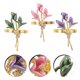 thumbnail image 2 of 6 elegantes anillos para servilletas con diseño floral para bodas, fiestas, banquetes, cenas navideñas y delicados porta servilletas, 2 of 7