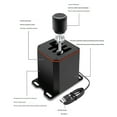 thumbnail image 3 of Height Adjustable Racing Shifter USB Simulators Shifter Easy Installation, 3 of 9