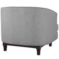 thumbnail image 5 of Pemberly Row Modern Fabric Accent Arm Chair in Gray (Set of 2), 5 of 5