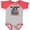 Baseball Heather and Red, variant on Inktastic My Daddy is a Veteran Boys or Girls Baby Bodysuit