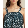 thumbnail image 5 of Moomaya Printed Sleeveless Tops For Women, Square Neck Strap Shoulder Summer Tank Tops, 5 of 9
