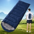 thumbnail image 4 of Saco De Dormir Tipo Sobre Saco de dormir de algodón ligero y transpirable para viajes de 3 estaciones Camping senderismo, 4 of 6